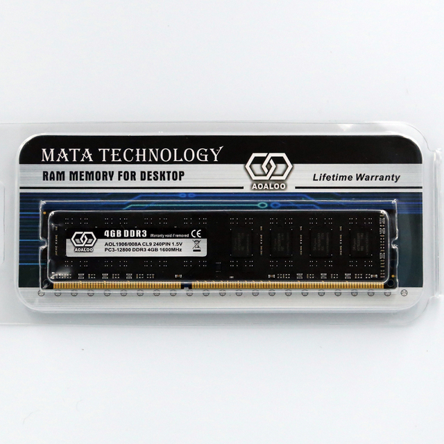 AOALOO DDR3 4GB Non-ECC Desktop RAM Module in Stock 1600MHz