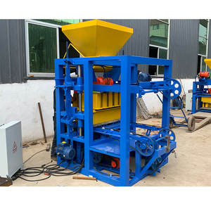 Fábrica de Maquinaria de Moldeo de Bloques de Construcción YJ, Fabricante de Máquinas Automáticas para Fabricar Ladrillos de Hormigón Huecos QTJ4-24 a Bajo Precio - Product Image 5