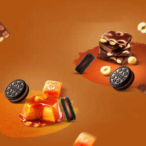 Wholesale Snacks Oreo Mini Sandwich Cookies 120g <strong>Salted</strong> <strong>Caramel</strong> Hazelnut <strong>Chocolate</strong> Flavor - Product Image 5
