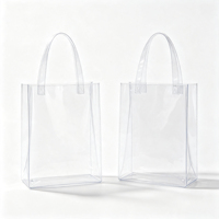 Sac fourre-tout transparent en PVC approuvé pour les stades, sac de plage imperméable avec fermeture éclair, logo personnalisé