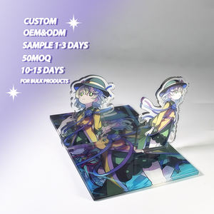 Support de <span class=keywords><strong>manga</strong></span> en acrylique HanXin OEM |   Support en acrylique personnalisé, découpe laser, impression UV, simple ou double face, vente en gros - Product Image 1