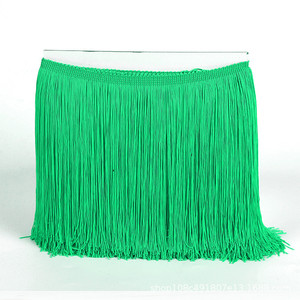 Larghezza 30 cm Chinlon Nylon frangia setosa verticale lucido nappa pizzo Trim <span class=keywords><strong>per</strong></span> costume da ballo latino accessori fai da te tenda - Product Image 6