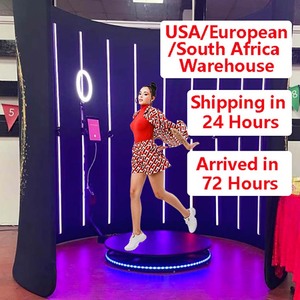 2025 dernière mode 360 photomaton automatique 360 spinner degré plate-forme affaires 360 photomaton - Product Image 2