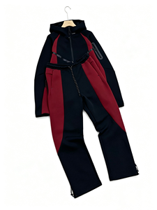 Nouvelle veste zippée à capuche en coton tricoté à couche d'air pour homme, style printemps-automne, idéale pour le sport décontracté et les tenues de loisirs - Product Image 4