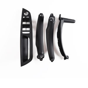 Nueva Cubierta Decorativa para Manija de Puerta Interior de Auto X5 X6 E70 E71, Color Negro/Beige, Izquierda/Derecha, con Garantía - Product Image 6