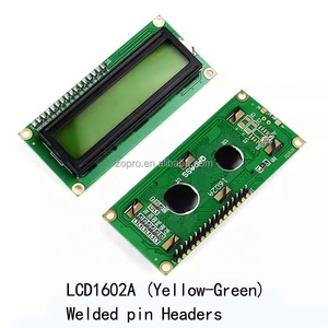 โมดูลจอแสดงผล LCD แบบคริสตัลเหลว พร้อมขาเชื่อมต่อไฟแบ็คไลท์ หน้าจอสีน้ำเงิน/หน้าจอสีเหลืองเขียว 5V IIC/I2C รุ่น 1602A - Product Image 5