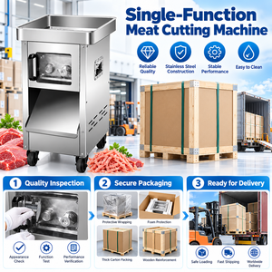 Machine à découper la viande robuste 2,2 kW, équipement électrique de découpe et de déchiquetage de viande 3,5 mm 5 mm pour la transformation alimentaire commerciale - Product Image 6