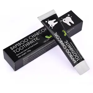 Factory Made Teeth Paste Free Sample Black Bamboo Charcoal Toothpaste For Wholesale