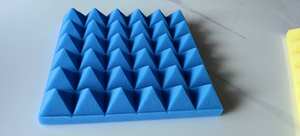 Feuille de <span class=keywords><strong>mousse</strong></span> acoustique de la haute <span class=keywords><strong>densité</strong></span> <span class=keywords><strong>25kg</strong></span>/<span class=keywords><strong>m3</strong></span> de coton insonorisant de <span class=keywords><strong>polyuréthane</strong></span> de résistance au feu avec auto-adhésif - Product Image 3