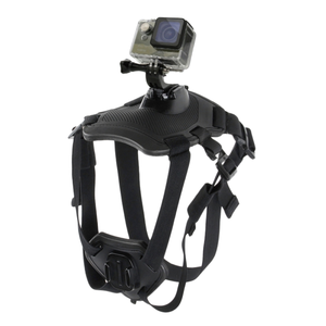 Arnés de pecho ajustable para perros con correa para cámara GoPro, ideal para grabar la acción de tu mascota. - Product Image 1