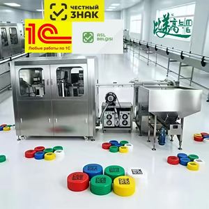Unité de marquage laser UV entièrement automatique pour bouchons de bouteilles avec GS1, un article un code, conforme à ASL BELGISI pour le remplissage de bouteilles d'eau - Product Image 1