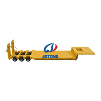 Remorque à plateau basse pour le transport d'équipements industriels et de véhicules de construction, directement de l'usine