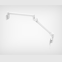 Bras de fixation pour écran médical LCD/TV et tablette, bras de fixation pour tablette médicale réglable en hauteur, support mural pour écran médical