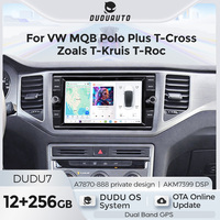 DUDUAUTO Autoradio intelligent Android 8 pouces avec commande au volant Canbus, lecteur GPS pour les dernières versions de VW Volkswagen