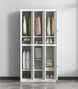 Armoire de classement commerciale en acier, design moderne et minimaliste, verrouillable, 2 tiroirs, porte en verre antistatique, pour les finances - Product Image 1