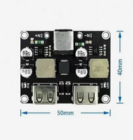 Module de charge rapide double USB double entrée 6V-30V, port unique 24W, compatible QC2.0 QC3.0 pour tableau de bord de véhicule