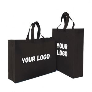 Bolsa Reutilizable con Logotipo Impreso para Regalo Promocional, Bolsas de Compras Personalizadas con Asas - Product Image 1