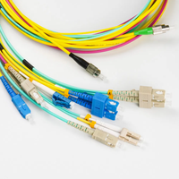 Harga Pabrik OEM ODM G657A1 12Core Bundle Kabel Serat Optik Pigtail SC/LC/FC/ST/APC/UPC Simplex 9/125 1.5M LSZH/PVC Jacket FTTH
