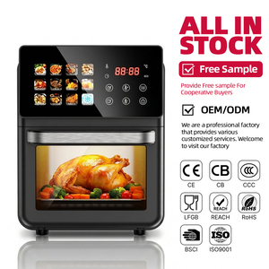 Four à Friture Sans Huile Grande Capacité 10L avec Fenêtre de Visualisation, Écran Tactile Numérique, Friteuse Intelligente Sans Huile, Grille-Pain Intelligent - Product Image 1