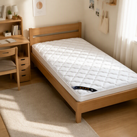 Matelas individuels sous vide, en mousse haute densité durable, à pression zéro, avec coussin doux en coton tricoté, literie haute densité