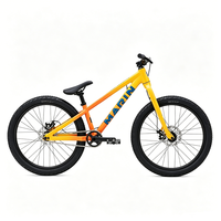 Vélo de montagne tout-terrain personnalisé 24/26 pouces avec frein à disque, fourche à ressort à vitesse variable et cadre rigide pour hommes et femmes