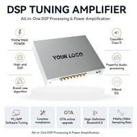 12CH Amplifier Mobil DSP Daya Tinggi yang Dapat Disusun Bertingkat, Input Koaksial Optik, Pabrik OEM, Prosesor Suara Digital Hi-Fi Multi-Saluran untuk Mobil