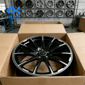 ล้อปลอมแปลงสีดำด้านขอบล้อ16 17 18 19 20 22นิ้วล้อปลอมขนาด5X112 5X120 5X114.3 5X130สำหรับ BMW Corvette Audi - Product Image 3