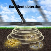Détecteur de métaux MD6350 pour la recherche de trésors en extérieur, directement de l'usine, pour la détection d'or, d'argent, de pièces de monnaie en cuivre et de objets archéologiques souterrains