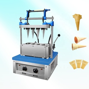 Machine industrielle semi-automatique pour la fabrication de cornets de glace en forme de corne et de gaufres - Product Image 3