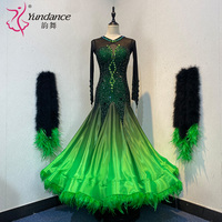 B-23057 personnalisé nouvelle robe de danse de salon standard international robes de danse de salon en soie perlée de haute qualité à vendre