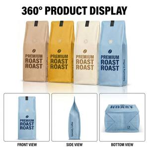 Sacs d'emballage personnalisés de qualité supérieure avec valve pour aliments, haricots, café – Vente en gros directe usine ODM - Product Image 4
