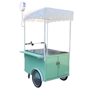 Yogurt Customized <b>Freezer</b> Food Cart Ice Cream and Coffee Carts - Product Image 2