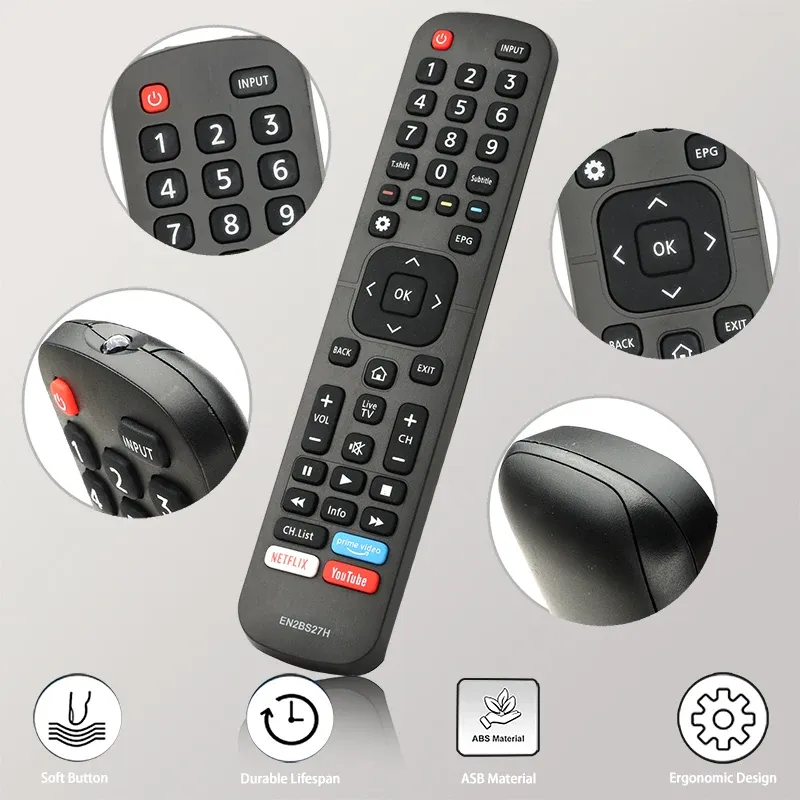 Télécommande Neuve Pour TV Hisense 43A7100FTUK Et 43A7120F - Modèle EN2G30H