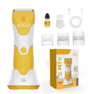Cortapelos inalámbrico recargable profesional para mascotas, cortapelos para perros bastante eléctrico, Kit de aseo para gatos con luz Lcd para mascotas - Product Image 2
