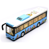 Autobús de Turismo Global de Aleación de Alta Calidad, Autobús de Lujo Fundido a Presión, Modelo de Autobús Fundido a Presión a Escala 1:32 para Niños