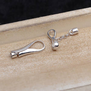 Composants connectés en argent S925, boucle à double tête en forme d'arc, fabrication artisanale, matériel de bijouterie pour chapeau, bracelet, collier, accessoires 5684 - Product Image 3