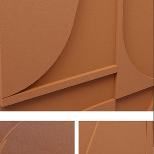 Pintura de pared de Arte Moderno, textura 3D abstracta, arte de pared, tallado en madera, pintura en relieve <span class=keywords><strong>para</strong></span> hotel, sala de estar, decoración del hogar - Product Image 4