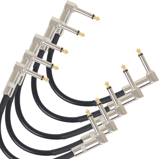 High Quality Flat Guitar Cable - Hot Selling for Electric Guitar/Effects/Amplifiers,Stringed Instruments Parts with 20cm