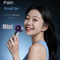 Nouveau ventilateur de poche mini portable à moteur sans balais, batterie 1200 mAh, affichage numérique, haute vitesse, tendance et en promotion, de la fabrique Anfuyou.