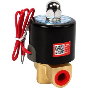 วาล์วโซลินอยด์ทองเหลือง SNS 1/4 นิ้ว NPT AC110V แบบปิดปกติ สำหรับน้ำ อากาศ ดีเซล รุ่น 2W025 N08 - Product Image 3