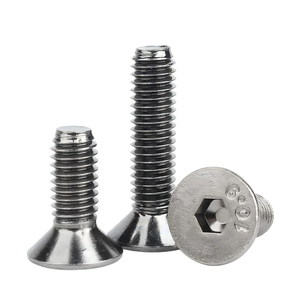 Vis à tête fraisée hexagonale à six pans creux, nickelée noire mate, DIN7991 <span class=keywords><strong>M3</strong></span> x 4mm 5mm 6mm 8mm 12mm 14mm 16mm 18mm 20mm - Product Image 2