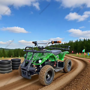 Comercial Mini eléctrico ATV Quad Bike <span class=keywords><strong>alquiler</strong></span> parachoques coche con fibra <span class=keywords><strong>de</strong></span> vidrio y plástico construcción trasera uso al aire libre - Product Image 4