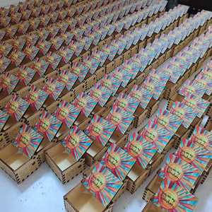 กล่องดนตรีไม้ขนาดเล็ก กล่องของขวัญ กล่องดนตรี Sunshine จากโรงงาน - Product Image 5