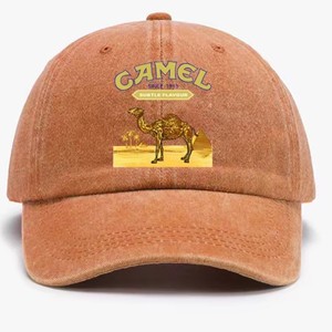 Cappellino da Baseball AliExpress Explosions Camel Trophy Vintage Lavabile 100% Cotone a 6 Pannelli Regolabile per Tutte le Stagioni con Stampa Old Daddy - Product Image 4