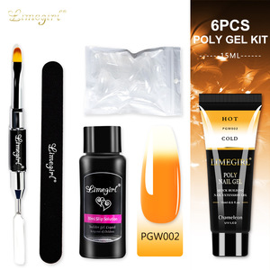 Set de Herramientas para Decoración de Uñas, Serie de <span class=keywords><strong>Pegamento</strong></span> de un Solo Color, Pincel de Limpieza para Uñas, Pincel de Doble Punta para Modelar, Set Completo - Product Image 2