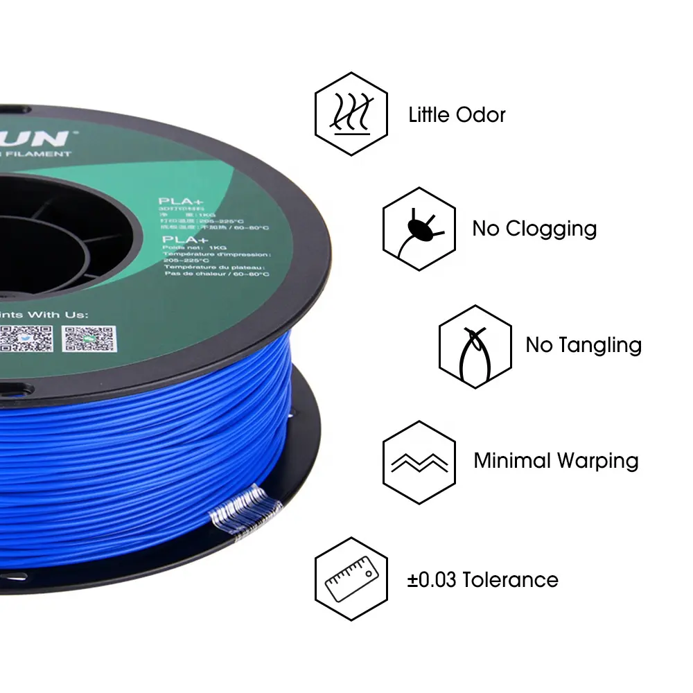 eSUN-Wholesale-10 Rolls PLA+ PLA PRO PLUS 1.75mm Filament For FDM