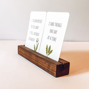 Doğrulama kartı töreni seti teklif kartları standı sunak standı manevi çakra kartı - Product Image 1