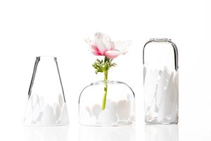 Vaso di <span class=keywords><strong>vetro</strong></span> <span class=keywords><strong>colorato</strong></span> moderno su misura con forme a cupola a cono per la decorazione da tavolo <span class=keywords><strong>centrotavola</strong></span> floreale - Product Image 3