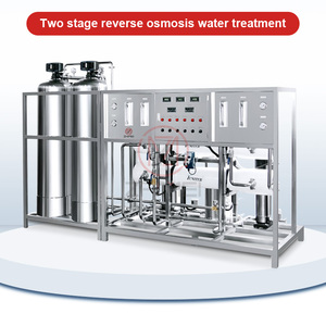 Hai giai đoạn RO lọc nhà máy xử lý nước Hệ thống lọc thép không gỉ lọc cho mỹ phẩm hóa chất đồ uống thực phẩm - Product Image 2