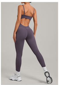 Mono Deportivo Nuevo OEM para Mujer, Enterizo, Ropa Deportiva, Mono Ajustado para Entrenamiento - Product Image 4